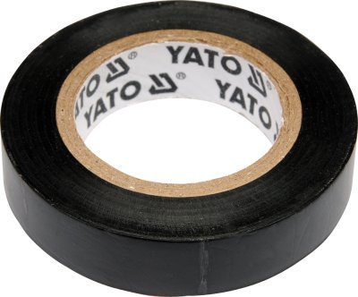 Páska izolační 12 x 0,13 mm x 10 m černá YATO