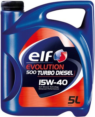 Elf EVOLUTION 500 Turbo Diesel 15W-40, 5 L