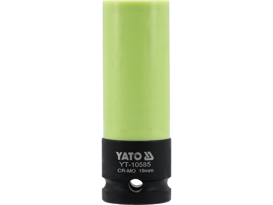 Rázová hlavice na šrouby kol 19 mm, 1/2″, 85 mm YATO YT-10585