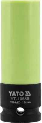 Rázová hlavice na šrouby kol 19 mm, 1/2″, 85 mm YATO YT-10585