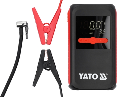 Startovací zdroj 12 V s kompresorem, 12 000 mAh YATO YT-83086