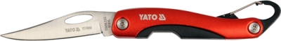 Kapesní nůž s karabinou, čepel 75 mm YATO YT-76050