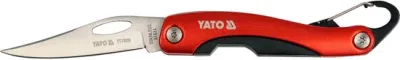 Kapesní nůž s karabinou, čepel 75 mm YATO YT-76050