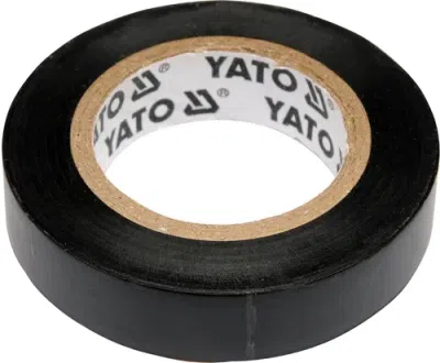 PVC izolační páska 12 mm × 10 m, černá YATO YT-8152