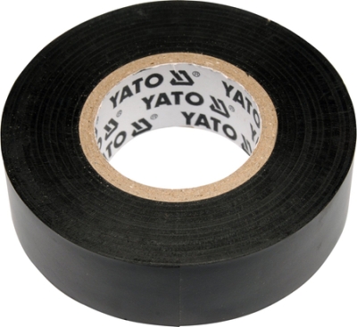 PVC izolační páska 19 mm × 20 m, černá YATO YT-8165