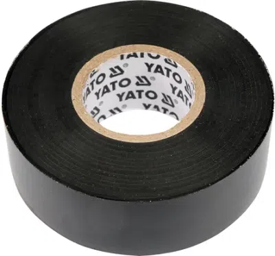 PVC izolační páska 25 mm × 20 m, černá YATO YT-8174