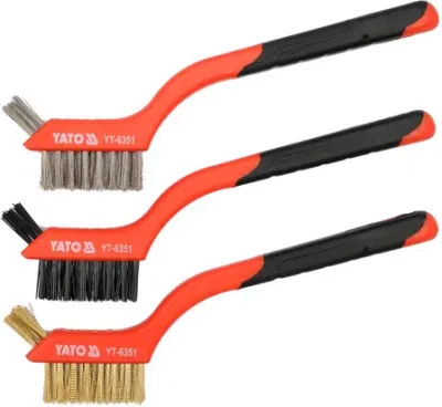 Sada čisticích kartáčků YATO 180 mm, 3 ks YT-6351
