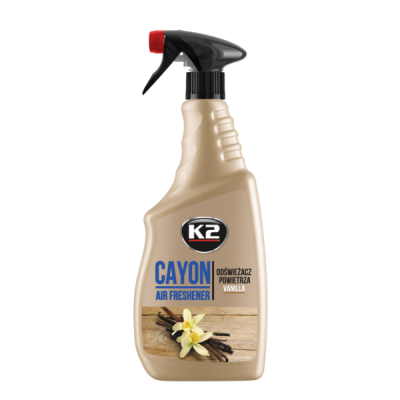 K2 CAYON Vanilla – vůně do auta ve spreji, 700 ml