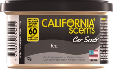 California Scents Ice – vůně do auta v plechovce, 42 g
