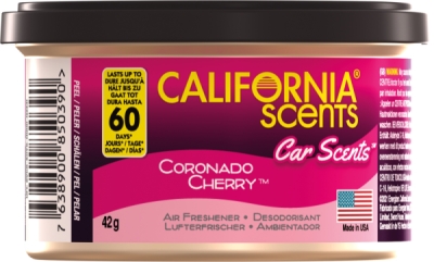 California Scents Coronado Cherry – vůně do auta v plechovce, 42 g