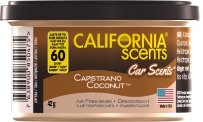 California Scents Capistrano Coconut – vůně do auta v plechovce, 42 g