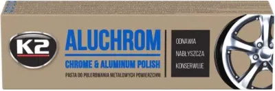K2 ALUCHROM – lešticí pasta na chrom a kovy, 120 g