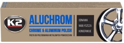K2 ALUCHROM – lešticí pasta na chrom a kovy, 120 g