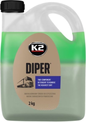 K2 DIPER – dvousložkový čisticí koncentrát, 2 kg