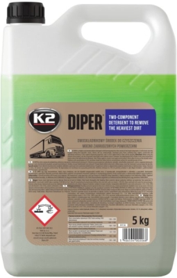 K2 DIPER – dvousložkový čisticí koncentrát, 5 kg