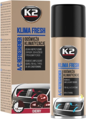 K2 KLIMA FRESH Třešeň – osvěžovač klimatizace, 150 ml