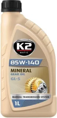 K2 85W-140 GL5 GL4 – převodový olej, 1 l