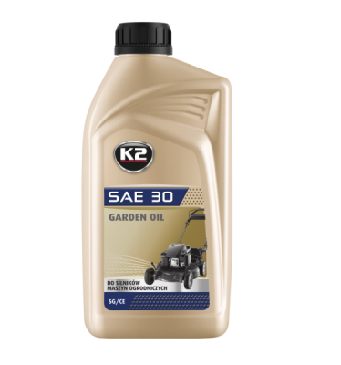 K2 GARDEN OIL SAE30 SG/CE – olej pro čtyřtaktní zahradní motory, 1 l