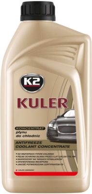 K2 KULER koncentrát Červený – koncentrát chladicí kapaliny, 1 l