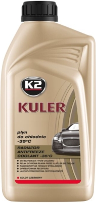 K2 KULER LONG LIFE −35 °C Červený – hotová chladicí kapalina, 1 l
