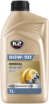 K2 80W-90 GL5 GL4 – převodový olej, 1 l
