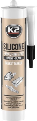 K2 – černý těsnicí silikon, 300 g