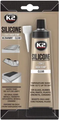 K2 – bezbarvý těsnicí silikon, 85 g