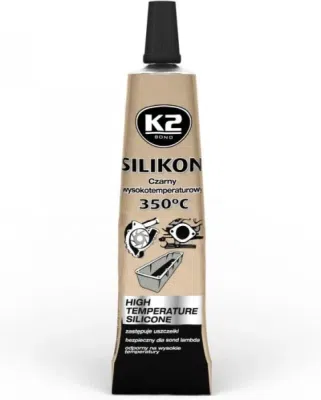K2 – černý těsnicí silikon, 21 g, samostatná tuba
