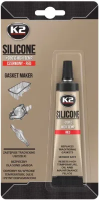 K2 – červený těsnicí silikon, 21 g, blistr