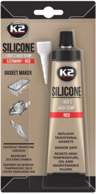 K2 – červený těsnicí silikon, 85 g