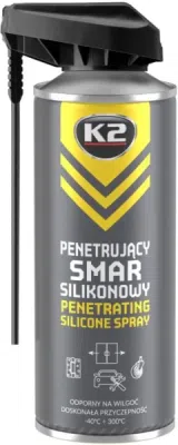 K2 – silikonové mazivo ve spreji, 400 ml