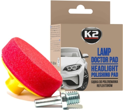 K2 LAMP DOCTOR PAD – lešticí kotouč na světlomety, 80 mm