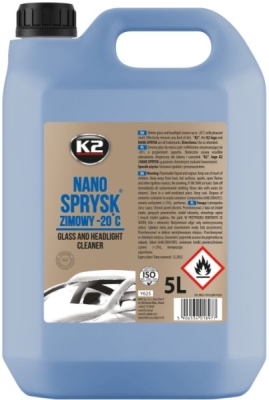 K2 NANO SPRYSK −20 °C – zimní kapalina do ostřikovačů, 5 l