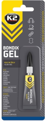 K2 BONDIX GEL – gelové vteřinové lepidlo, 3 g
