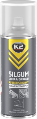 K2 SILGUM Bezbarvý – pružný těsnicí povlak ve spreji, 400 ml