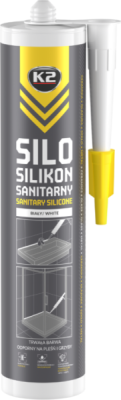 K2 SILO Bílý – sanitární silikon, 300 ml