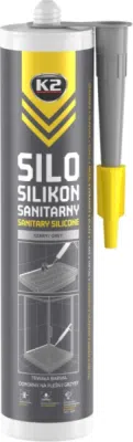 K2 SILO Šedý – sanitární silikon, 300 ml
