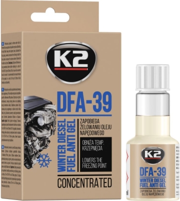 K2 DFA-39 – přísada proti tuhnutí nafty, 50 ml