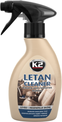 K2 LETAN CLEANER – čistič koženého čalounění, 250 ml