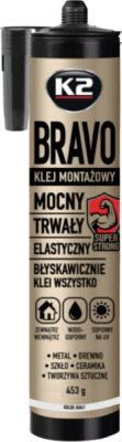 K2 BRAVO – montážní lepidlo, 453 g