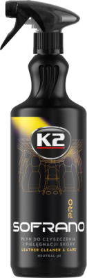 K2 SOFRANO PRO – čistič přírodní kůže, 1 l