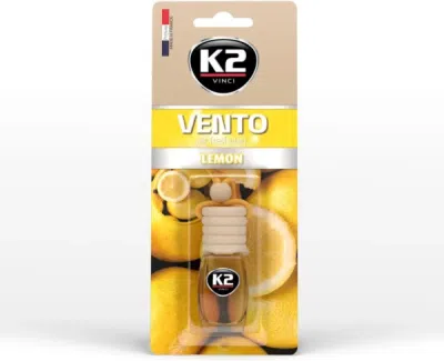 K2 VENTO citron – závěsná vůně do auta, 8 ml