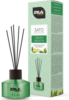 ERLA SATO Green Breath – bytový difuzér s vonnými tyčinkami, 50 ml