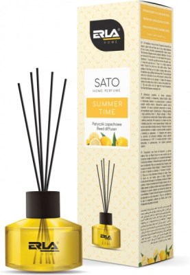 ERLA SATO Summer Time – bytový difuzér s vonnými tyčinkami, 50 ml