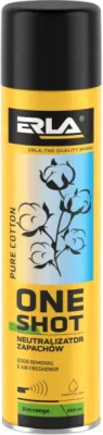ERLA ONE SHOT Pure Cotton – pokojový neutralizátor pachů, 600 ml