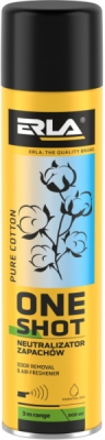 ERLA ONE SHOT Pure Cotton – pokojový neutralizátor pachů, 600 ml