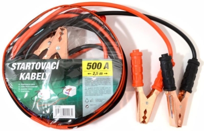 Startovací kabely COMPASS 01123 – 500 A, 2,5 m