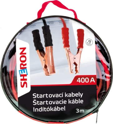 Startovací kabely SHERON 6000252 – 400 A, 3 m