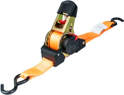 AMIO 03318 – samonavíjecí upínací popruh s ráčnou, 3,5 m × 25 mm
