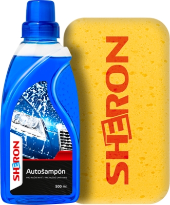 SHERON Autošampon 500 ml + houba